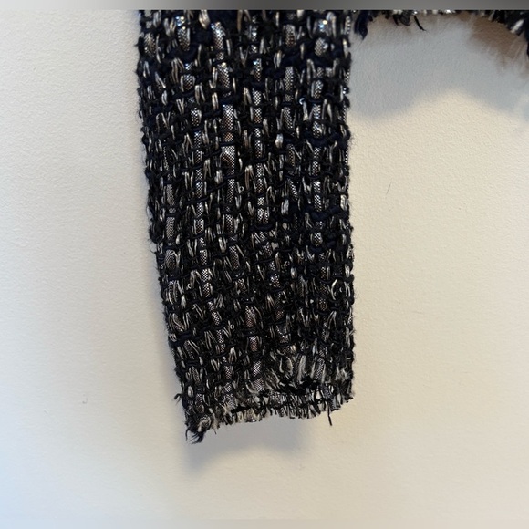 IRO PARIS Guarda Cropped Metallic Bouclé Top, 
Size : small Waist - Picture 12 of 16